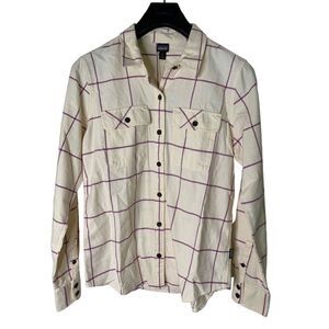 Patagonia Long-Sleeved Organic Cotton Midweight Fjord Flannel Shirt women's NWT